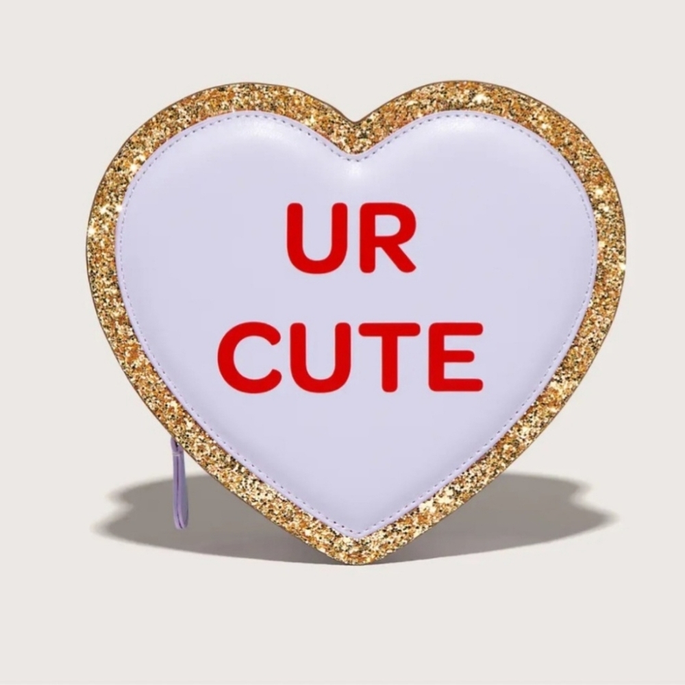 🆕️ Stoney Clover Lane Sweethearts Candy Pouch Bag UR CUTE BE MINE Valentine's